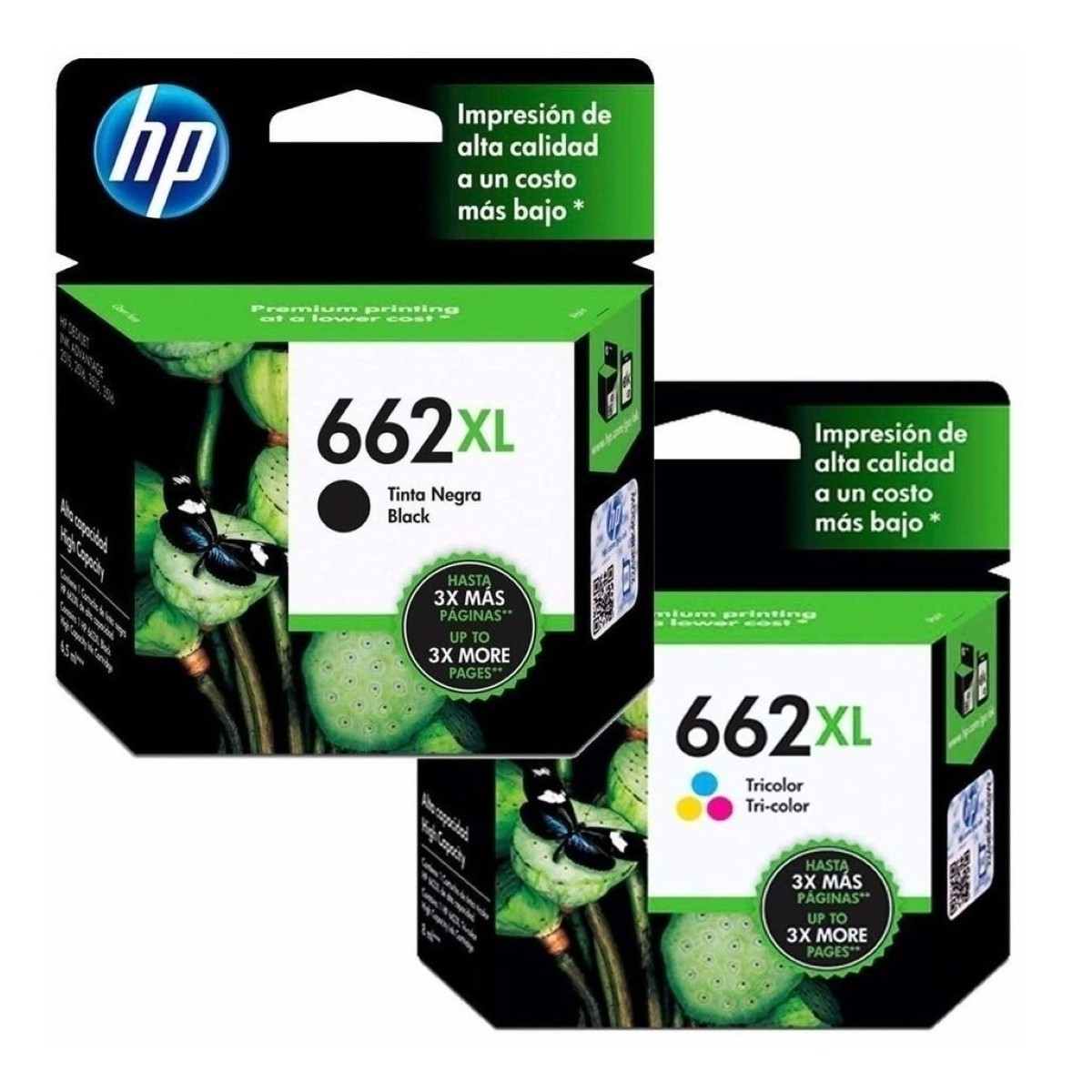 Cartucho Hp 662xl Color Original