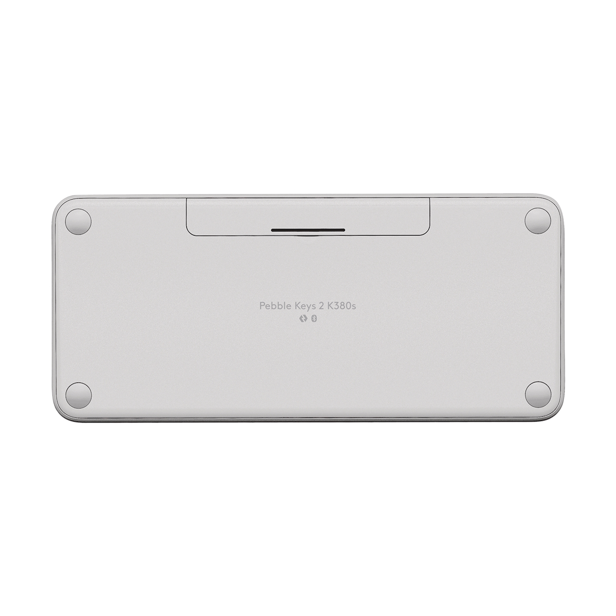 Teclado Bluetooth K380s Pebble Keys 2 Blanco Español Logitech
