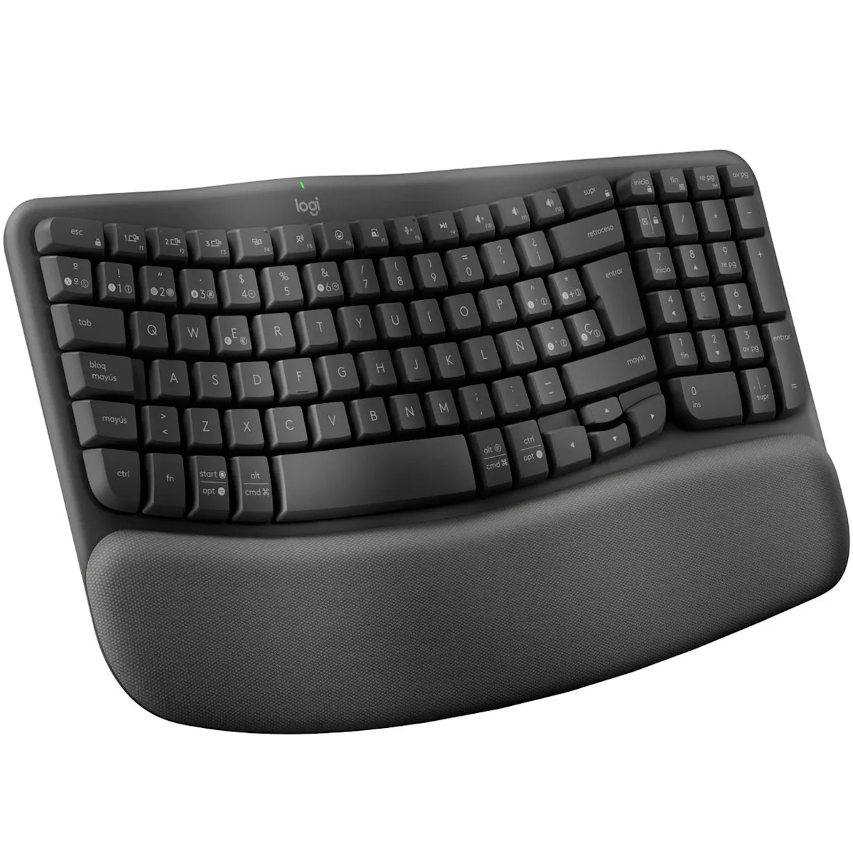 Teclado Inalámbrico Wave Keys Negro Español Logitech
