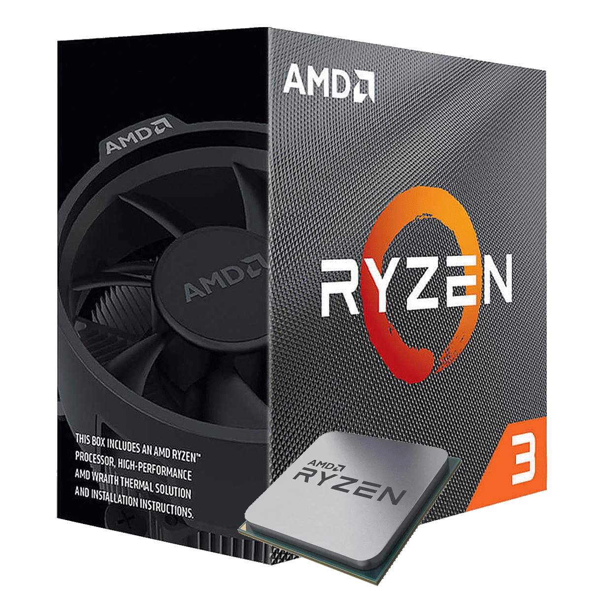 Computadora Ryzen 3 - 8Gb RGB - Ssd 240Gb - Thermaltake V200 - Monitor 19
