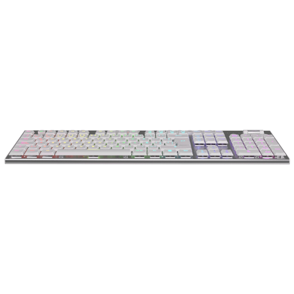 Teclado Mecanico Gamer Cable/Inalambrico RGB Horus Blanco Switch Rojo Español Redragon