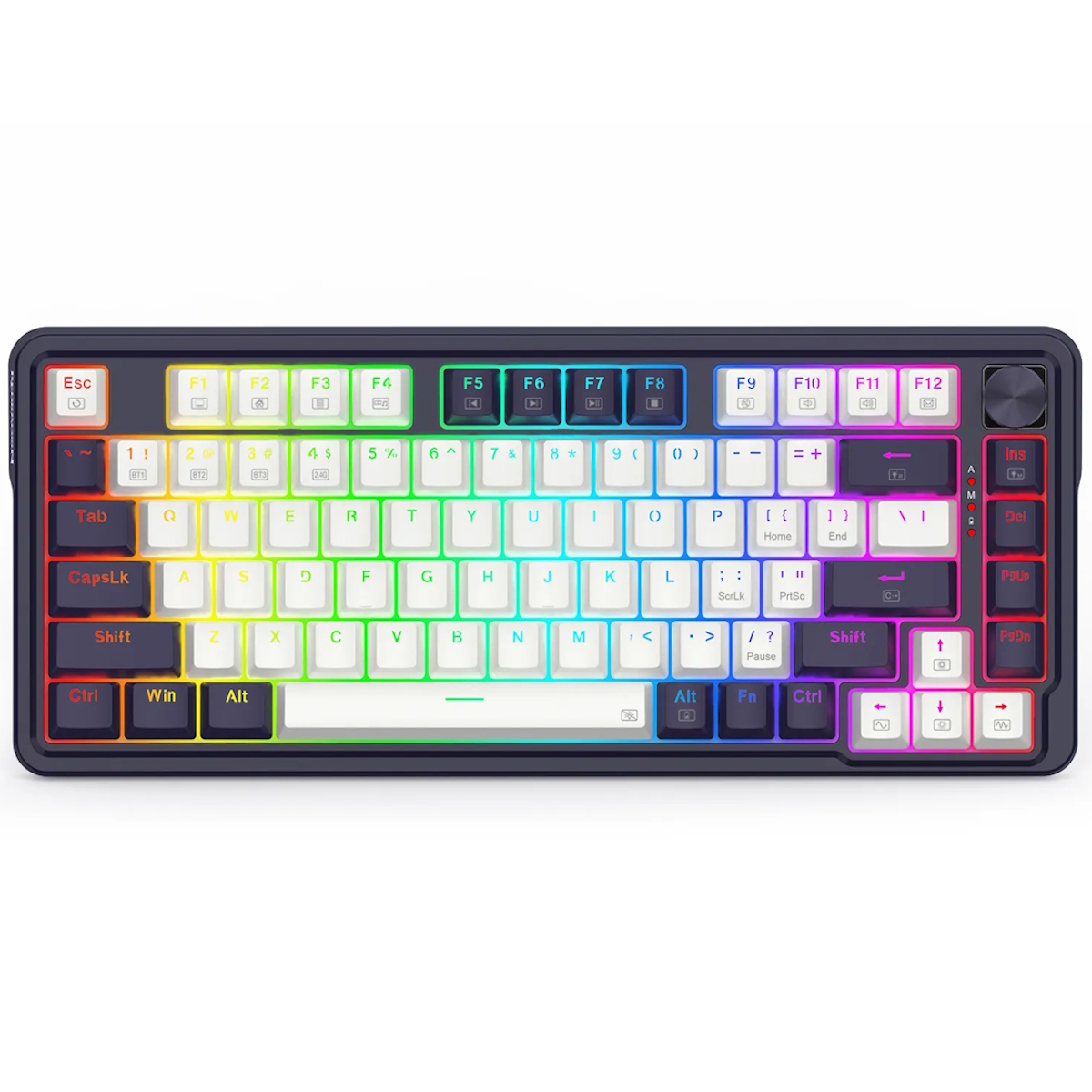 Teclado Mecanico Gamer Cable/Inalambrico RGB Ucal Pro Switch Rojo Redragon