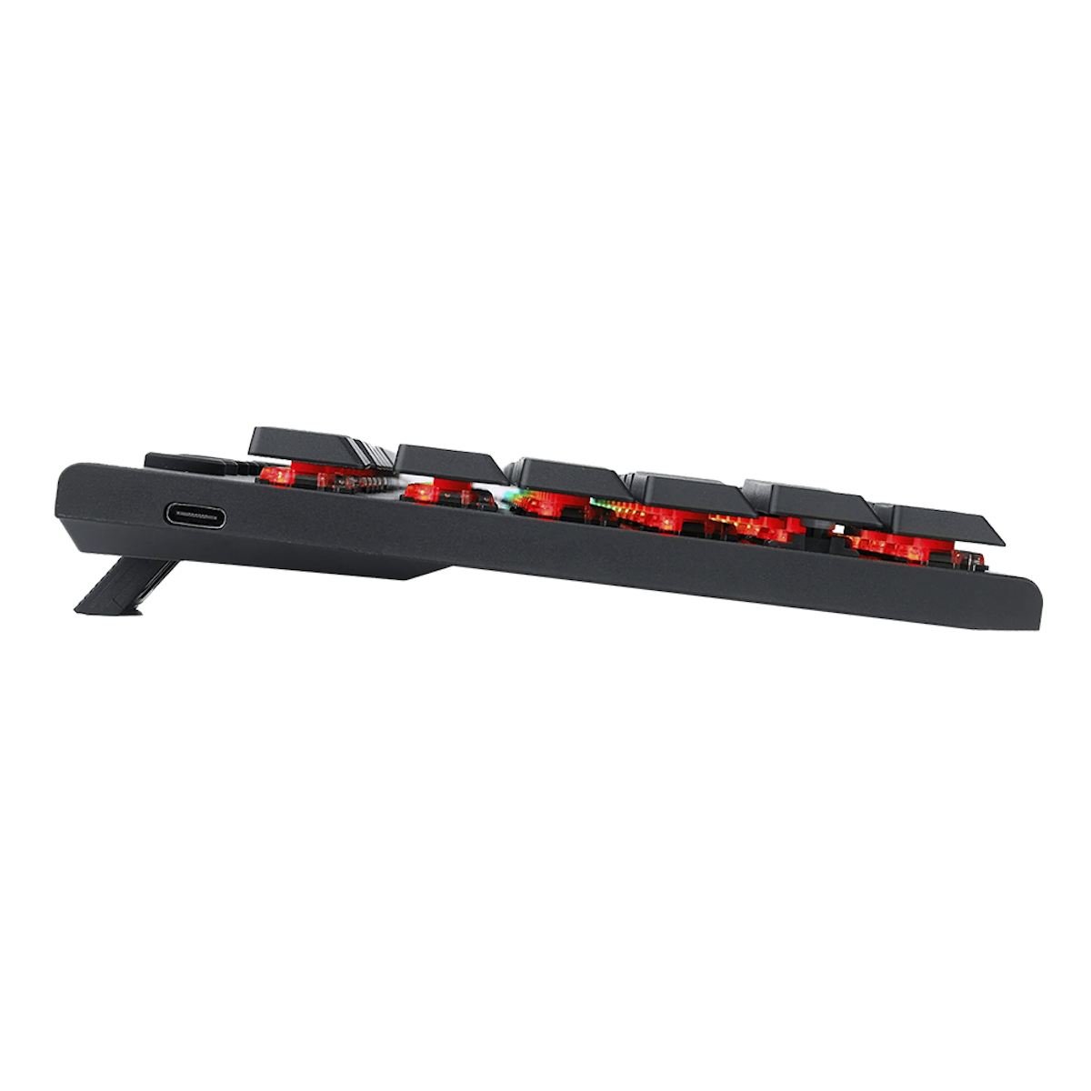 Teclado Mecanico Gamer RGB Horus TKL Negro Switch Rojo Español Redragon