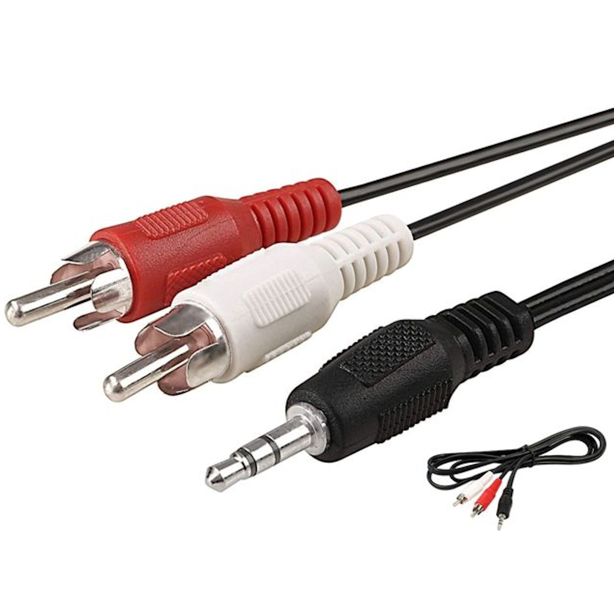 Cable Audio Plug 3.5mm a 2 RCA 1.5 Metros Skyway