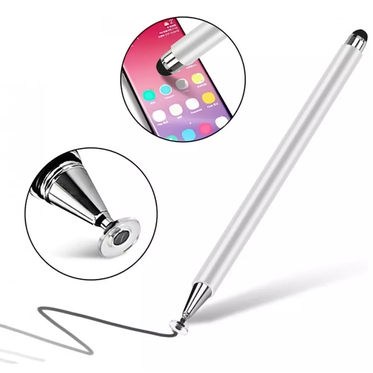 Lapiz Optico Capacitivo Alternativo Doble Punta