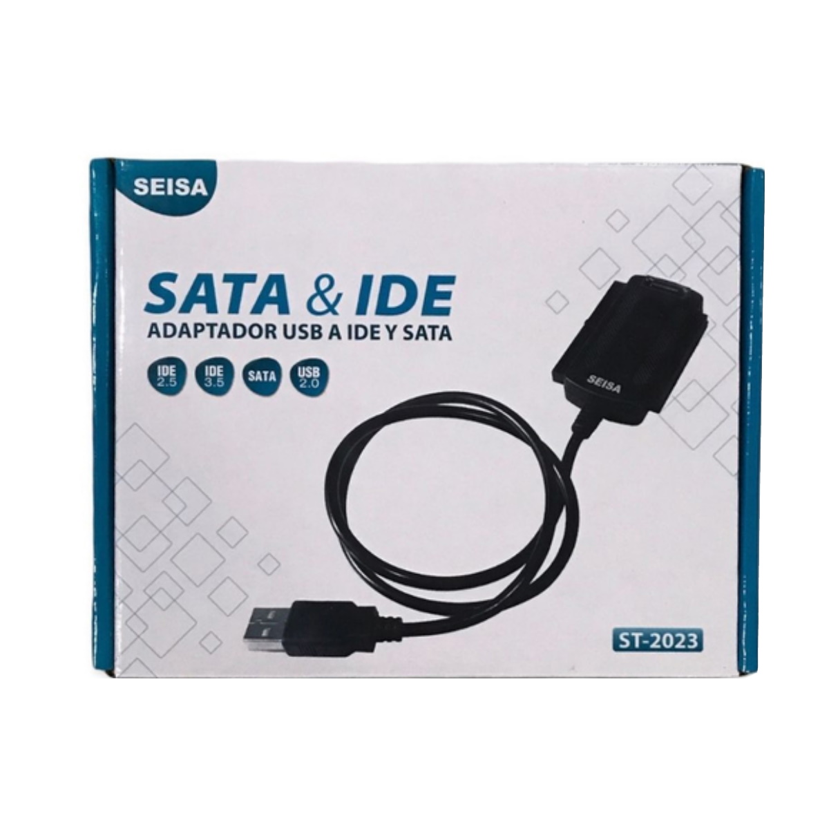Cable Usb A Ide 2.5 3.5 Sata 2.5 3.5 Con Transformador Seisa