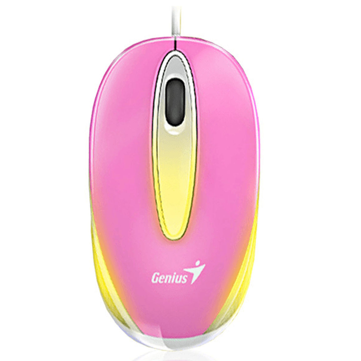 Mouse USB Dx-Mini RGB 1000 DPI Rosa Genius