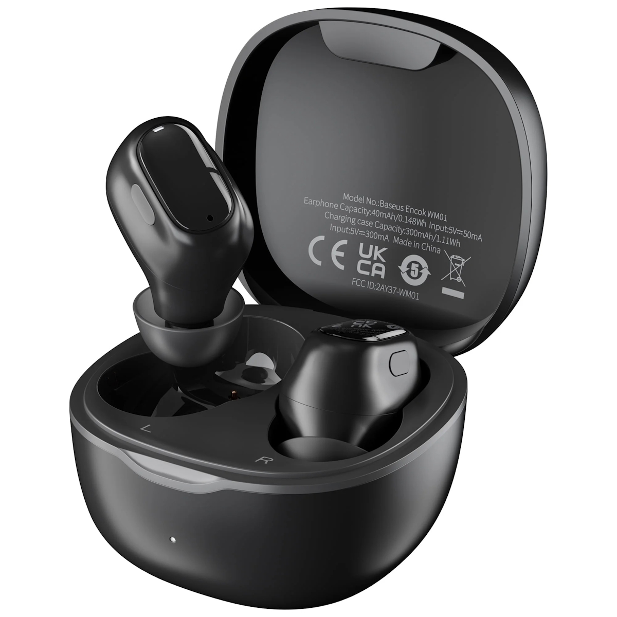 Auriculares Bluetooth In Ear Encok WM01 Negro Baseus