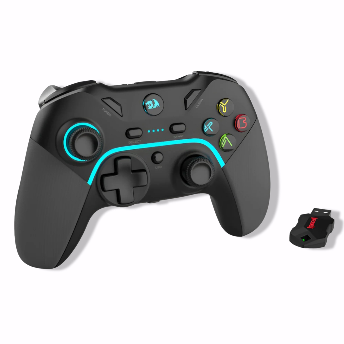 Joystick Inalambrico PC/PS3 Harrow Pro G808 Negro Redragon