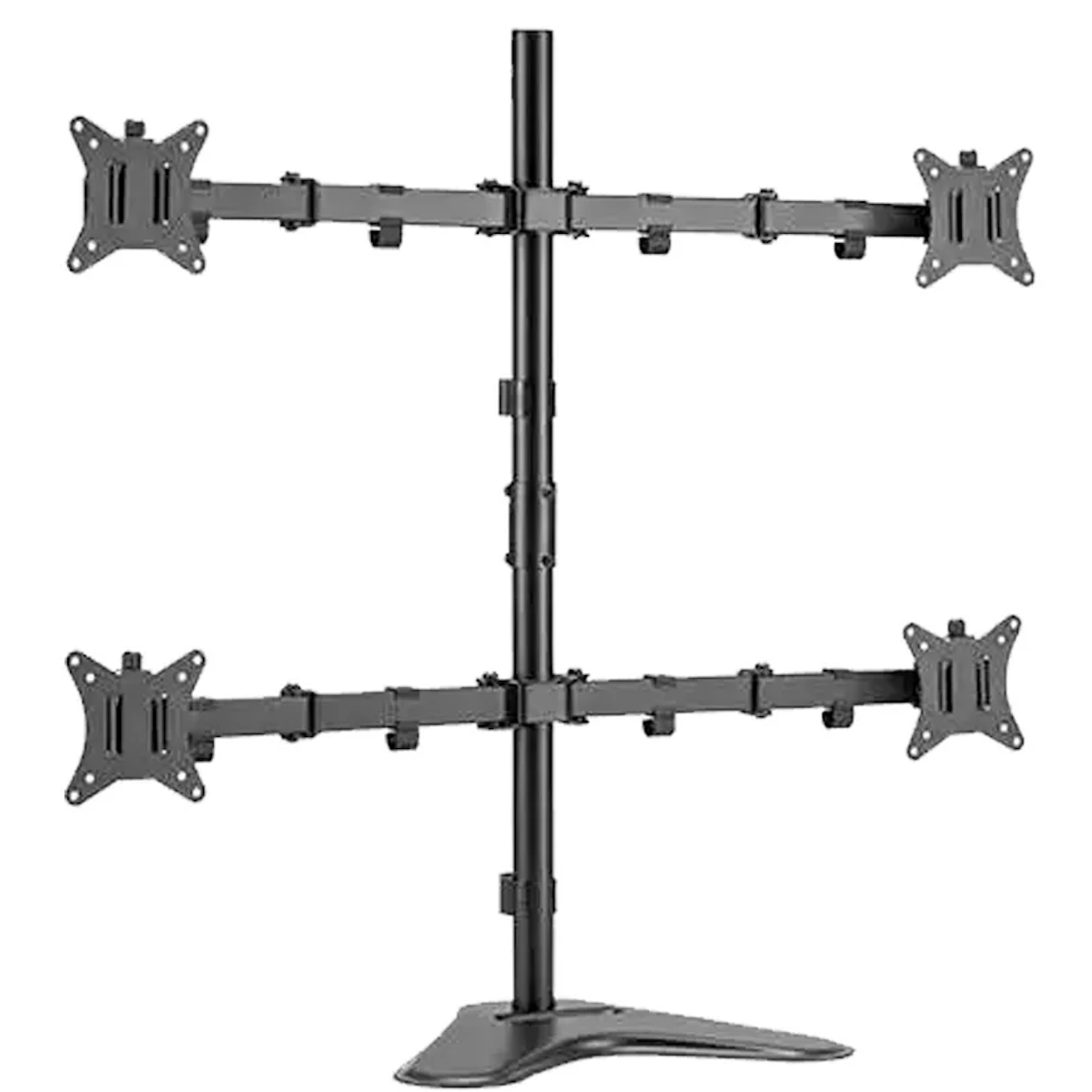 Soporte Movil 4 Brazos 4 Monitores 17