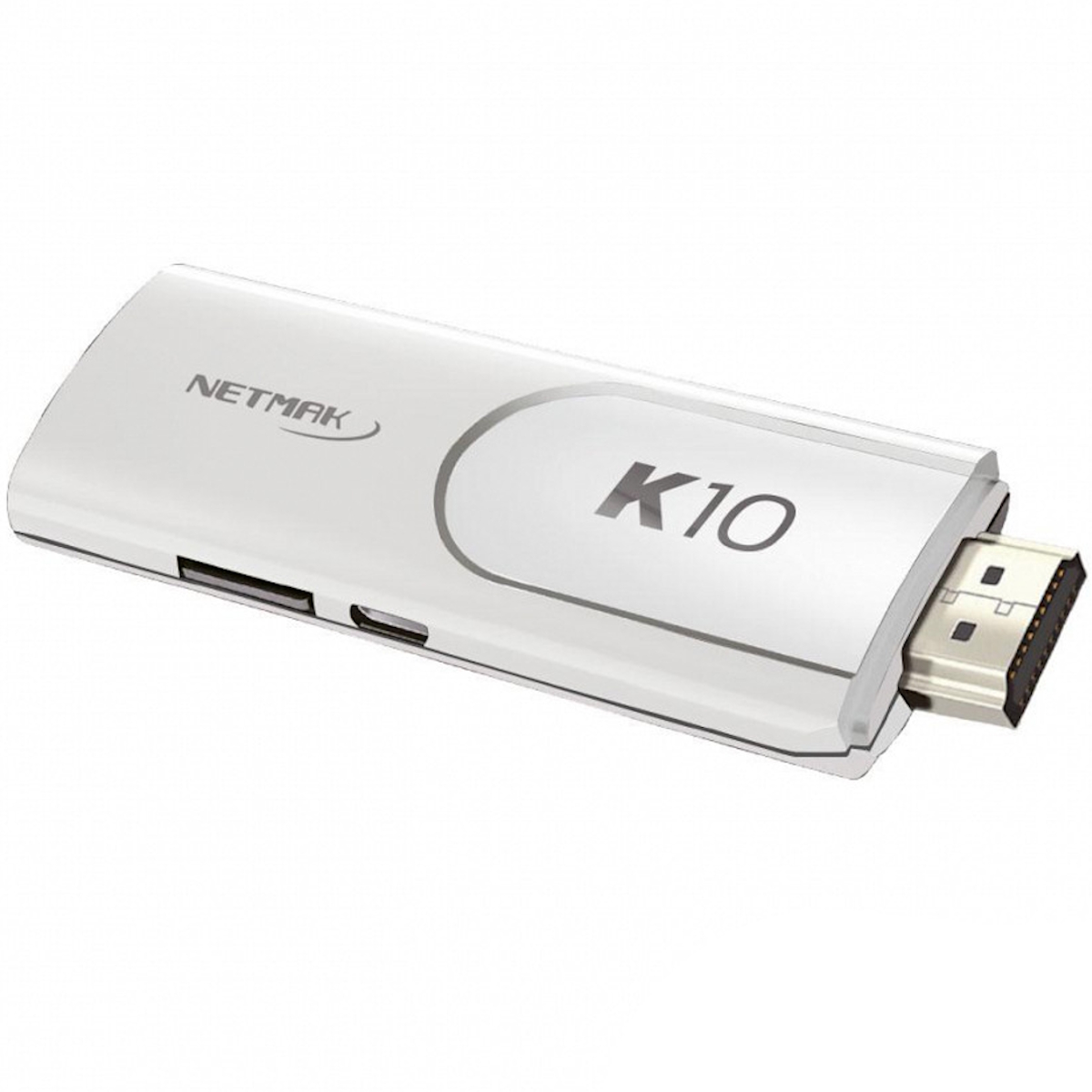 Consola Game Stick 4K Con 2 Joysticks Inalambricos Blanco NM-K10-W Netmak