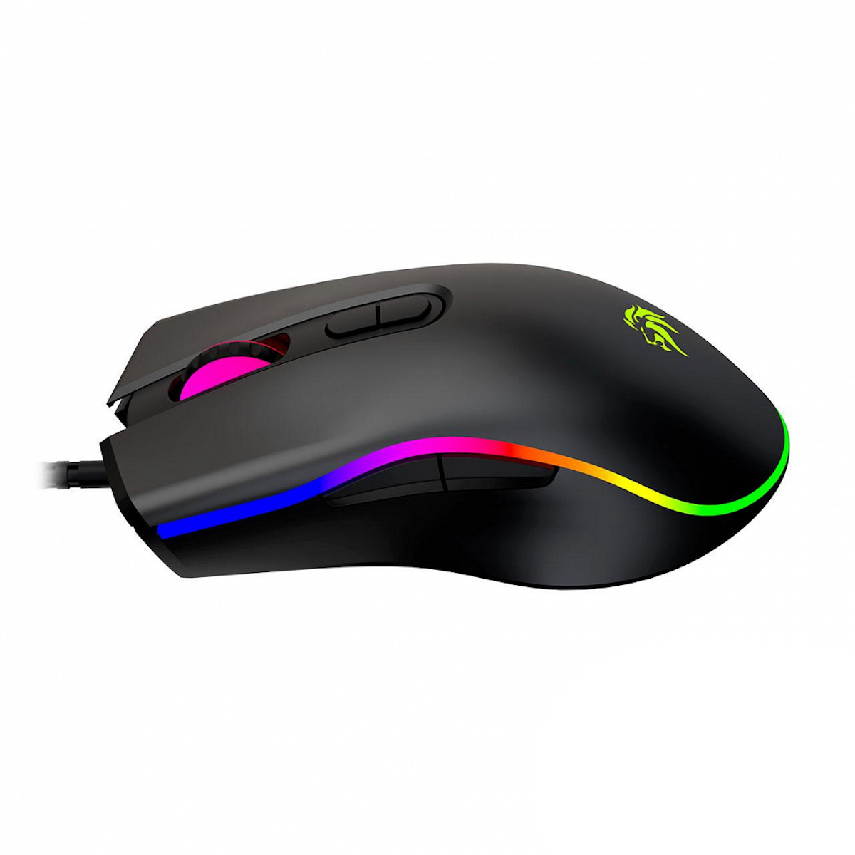 Mouse Gamer RGB 3600 DPI Negro NM-GM53 Netmak