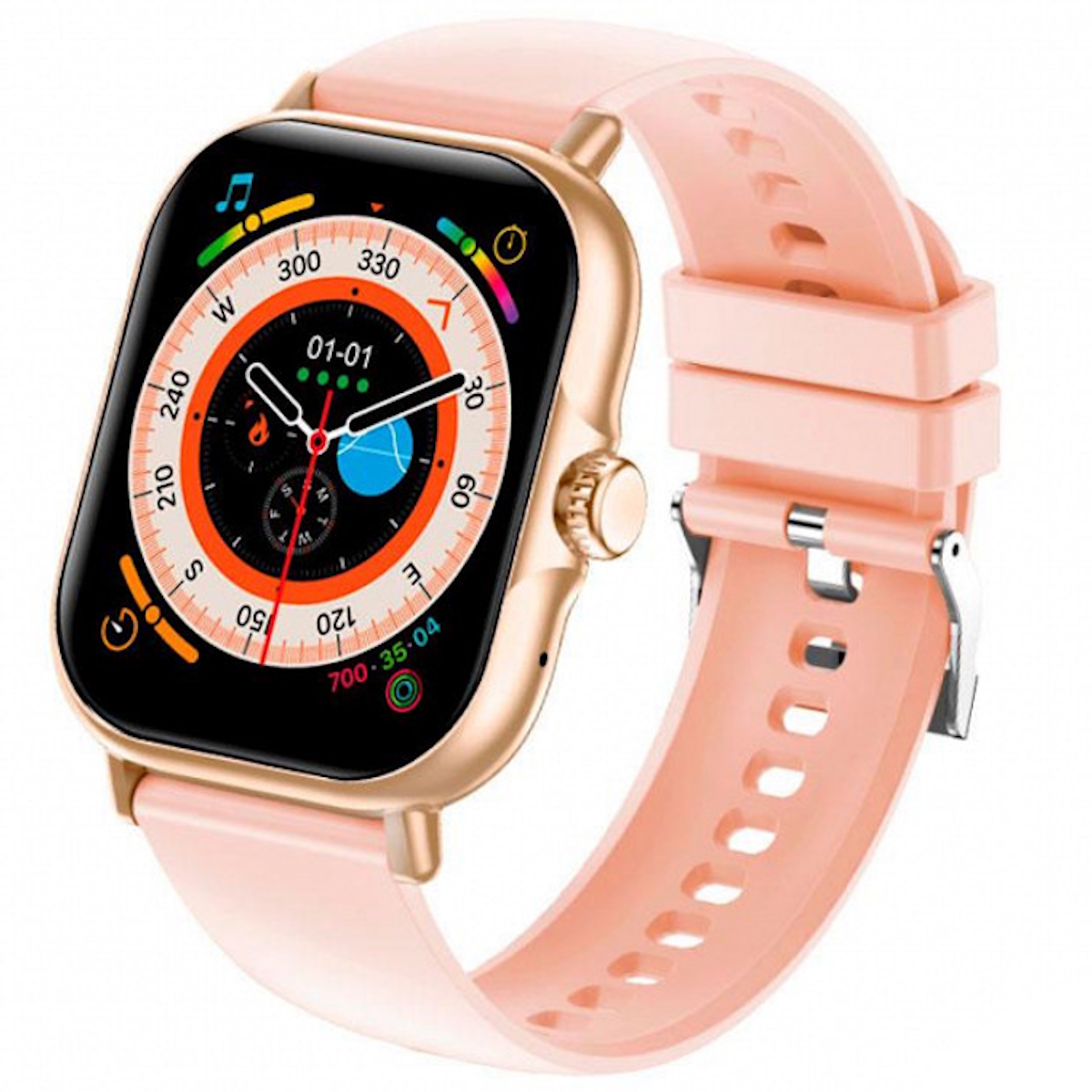 SmartWatch Action Bluetooth Rosa NM-ACTION-P Netmak