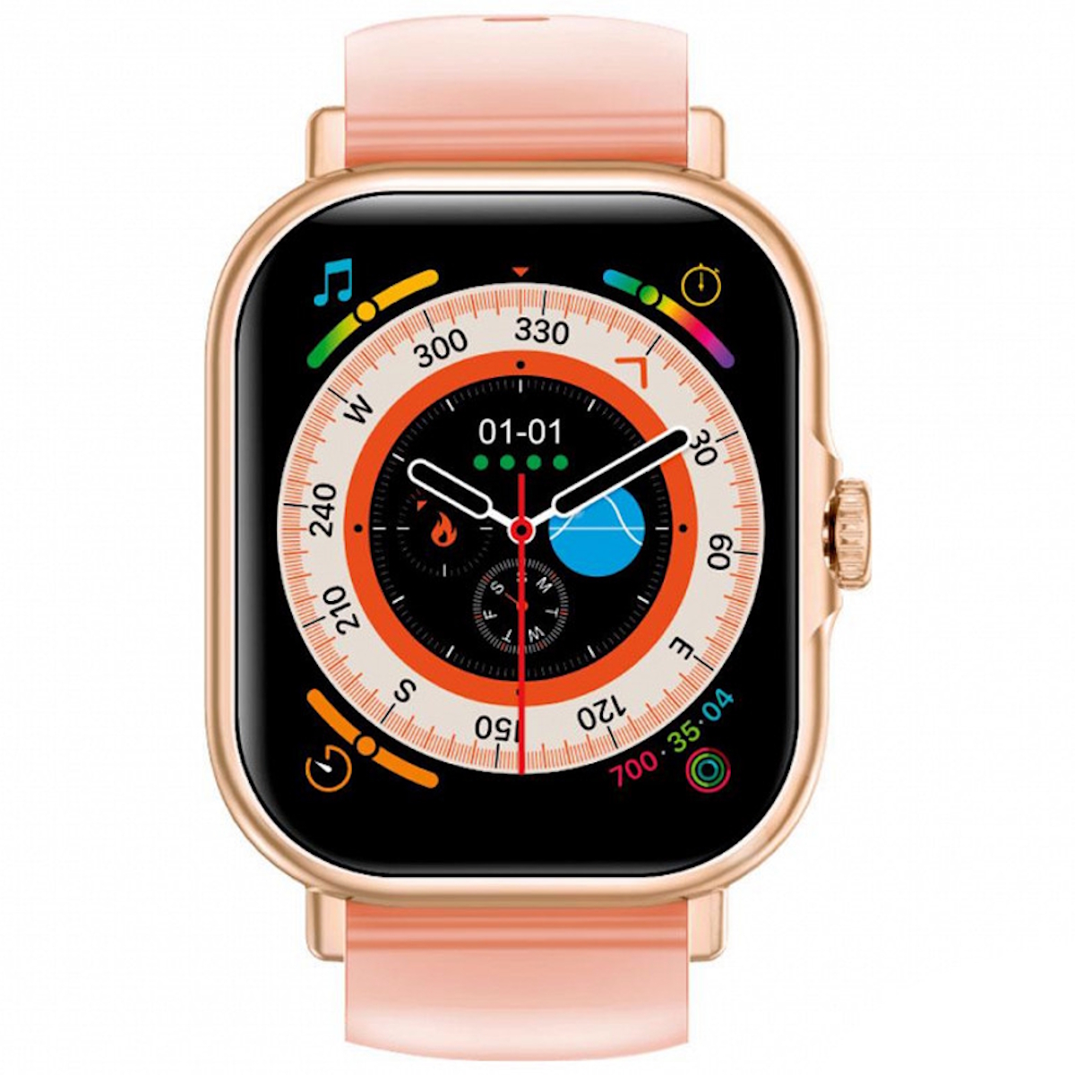 SmartWatch Action Bluetooth Rosa NM-ACTION-P Netmak