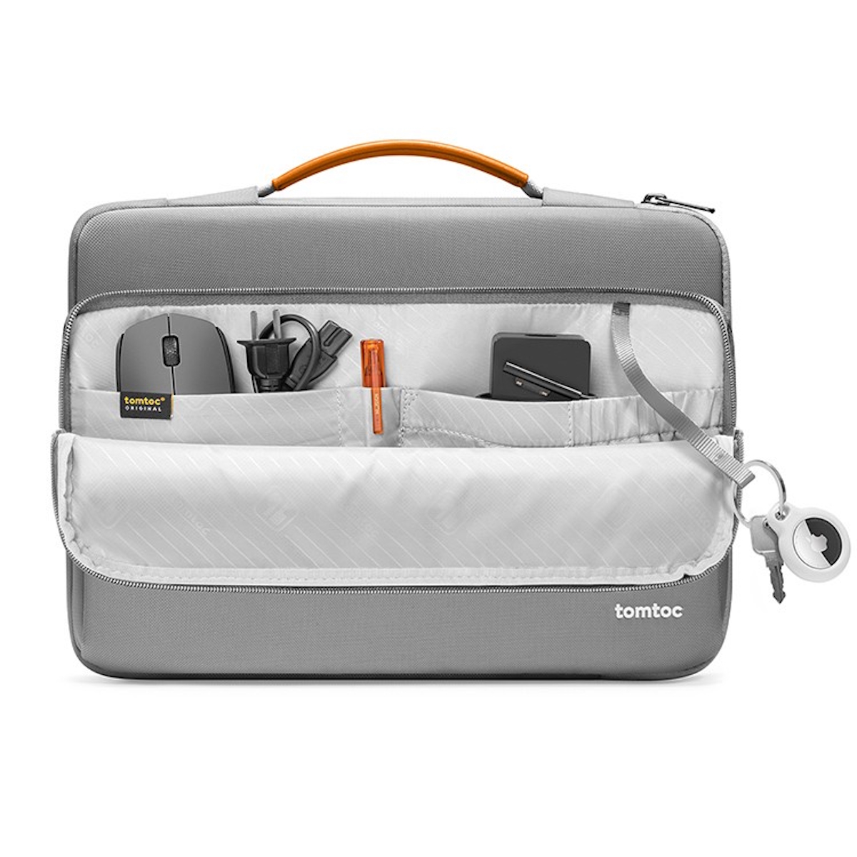 Bolso Maletin Notebook 15.6 Gris Tomtoc