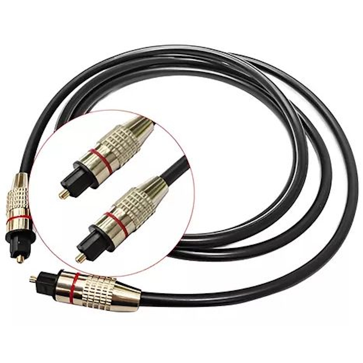 Cable Optico Digital Toslink 3m Ficha Metal COP3 EN3107