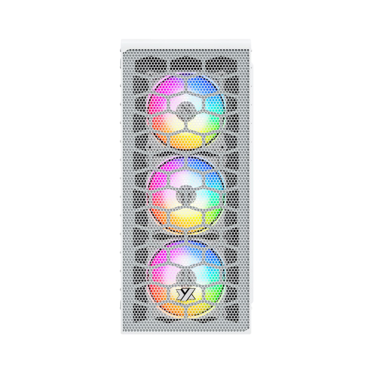 Gabinete Gamer Airone 300 Mesh ARGB Blanco Vidrio Templado XYZ