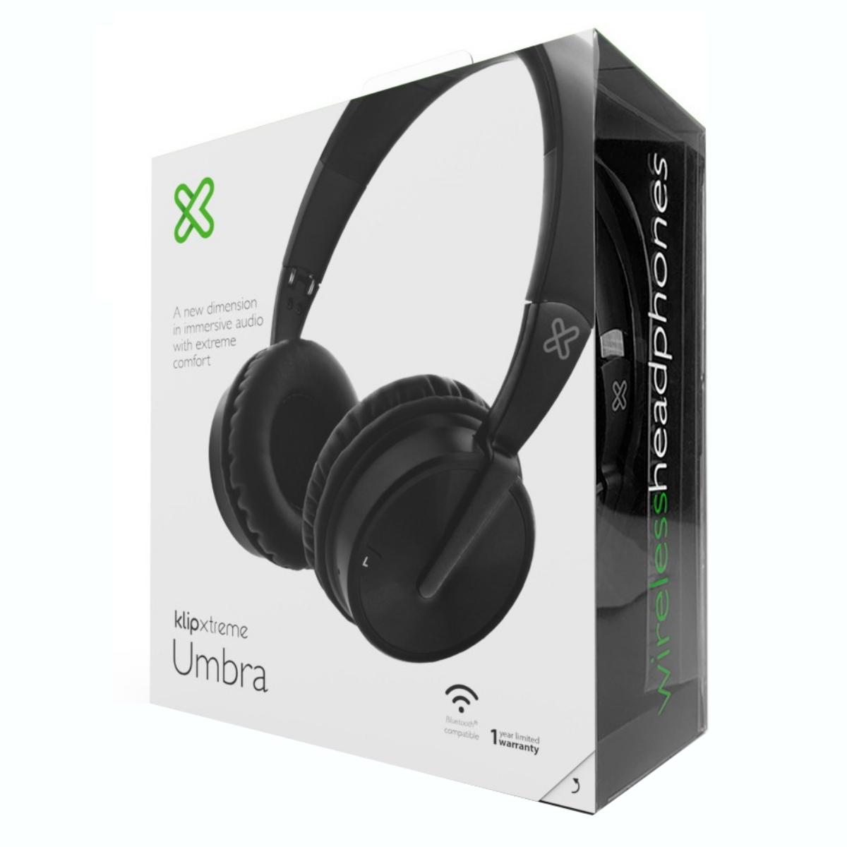 Auriculares Bluetooth Umbra Negro Klip Xtreme