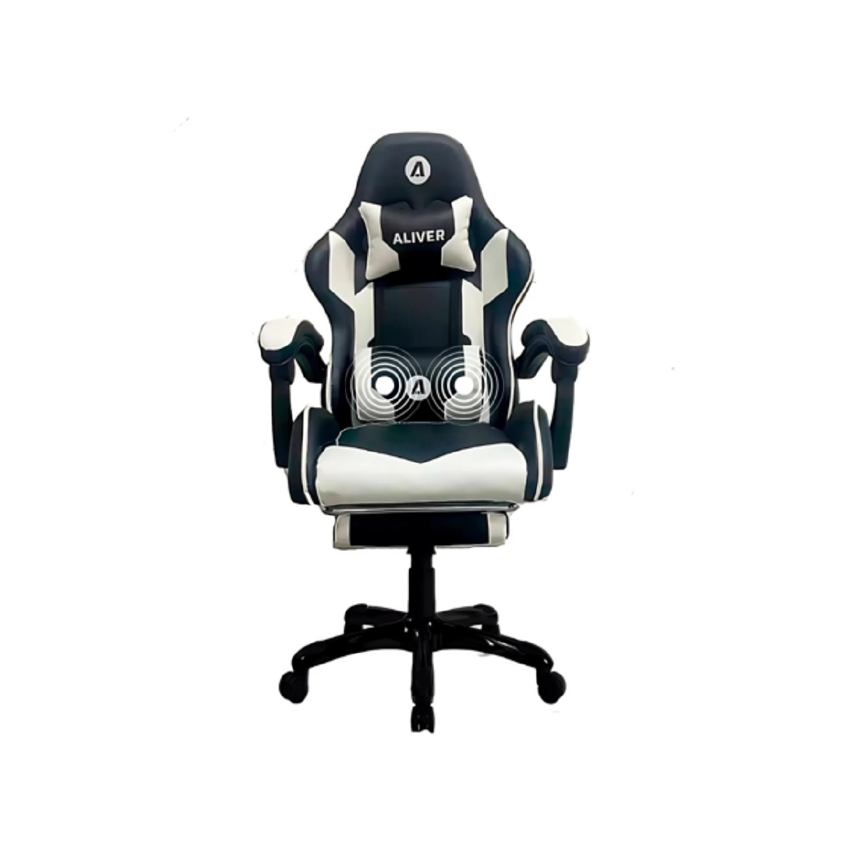 Silla Gamer AL-GC9930 Raptor AI Blanco/Negro Aliver