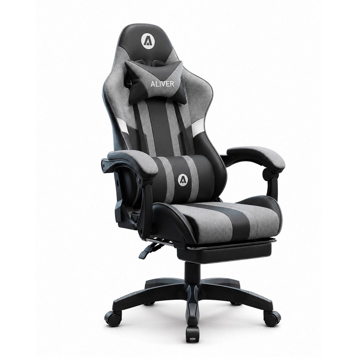 Silla Gamer AL-GC9960 Raptor AI Gris/Negro Aliver