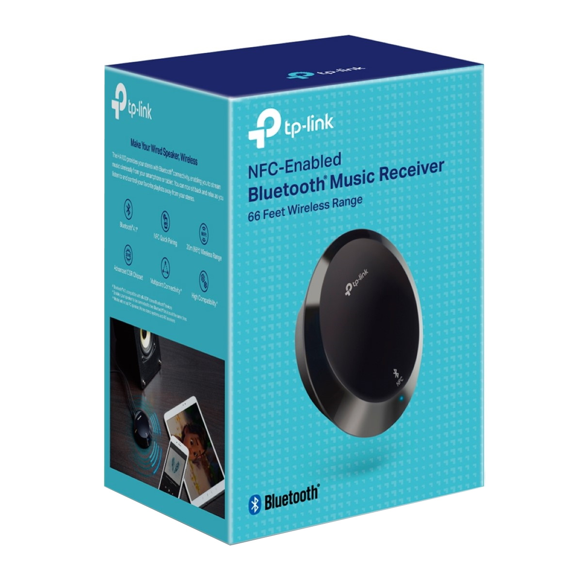 Adaptador Receptor Bluetooth Parlante Ha100 Tp-link