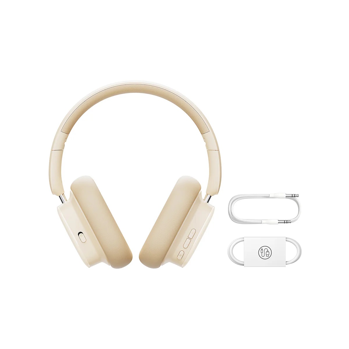 Auriculares Bluetooth Vincha Bowie H1i Beige Baseus