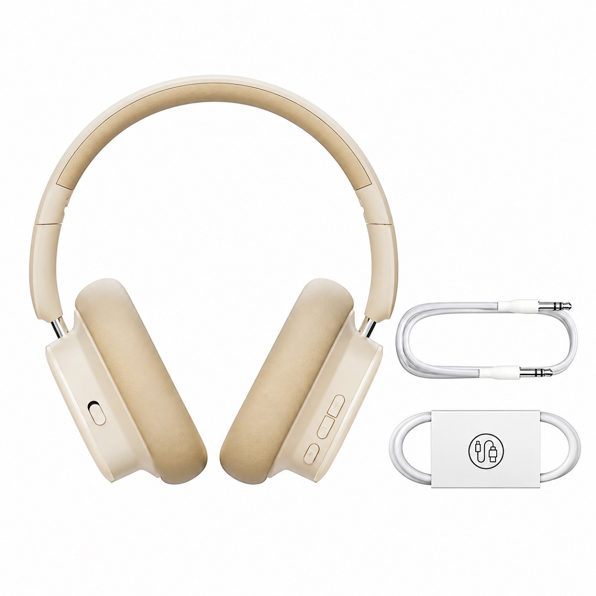 Auriculares Bluetooth Vincha Bowie H1i Beige Baseus