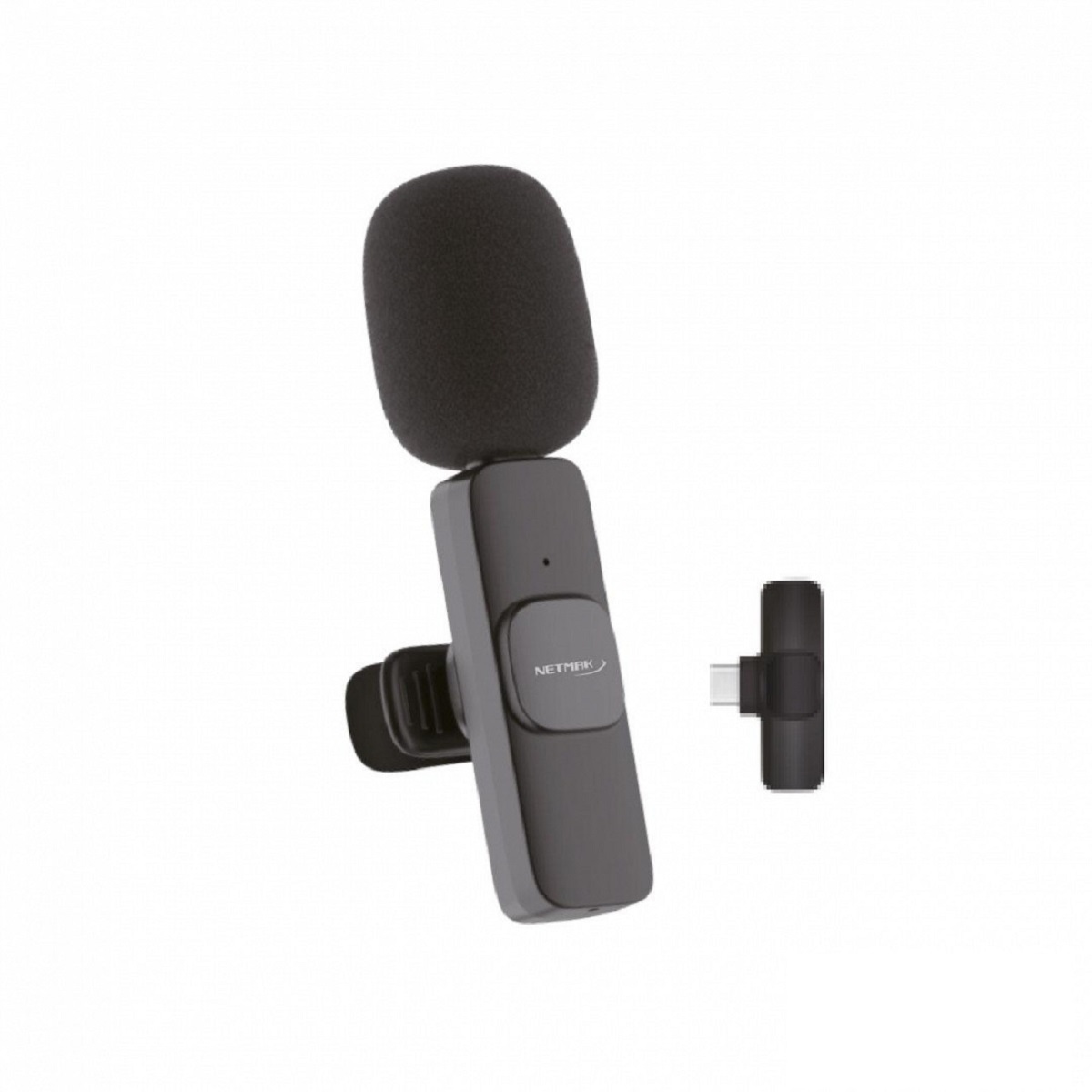 Microfono Corbatero Inalambrico USB C NM-MC10 Netmak
