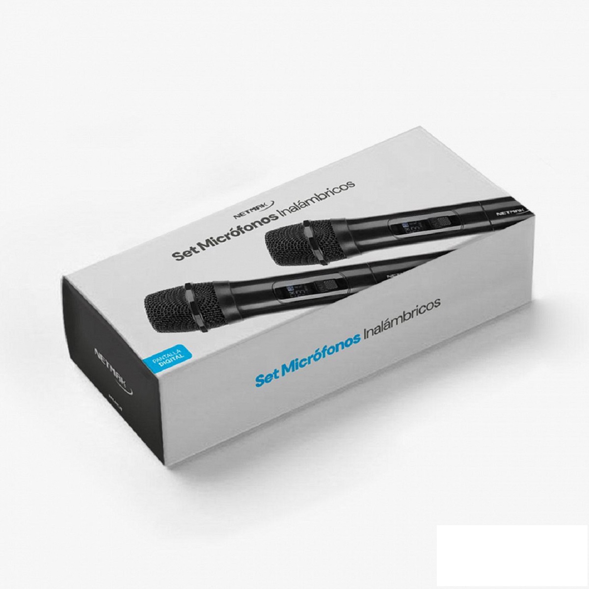Microfono Inalambrico C/ Receptor x2 NM-MC18 Netmak