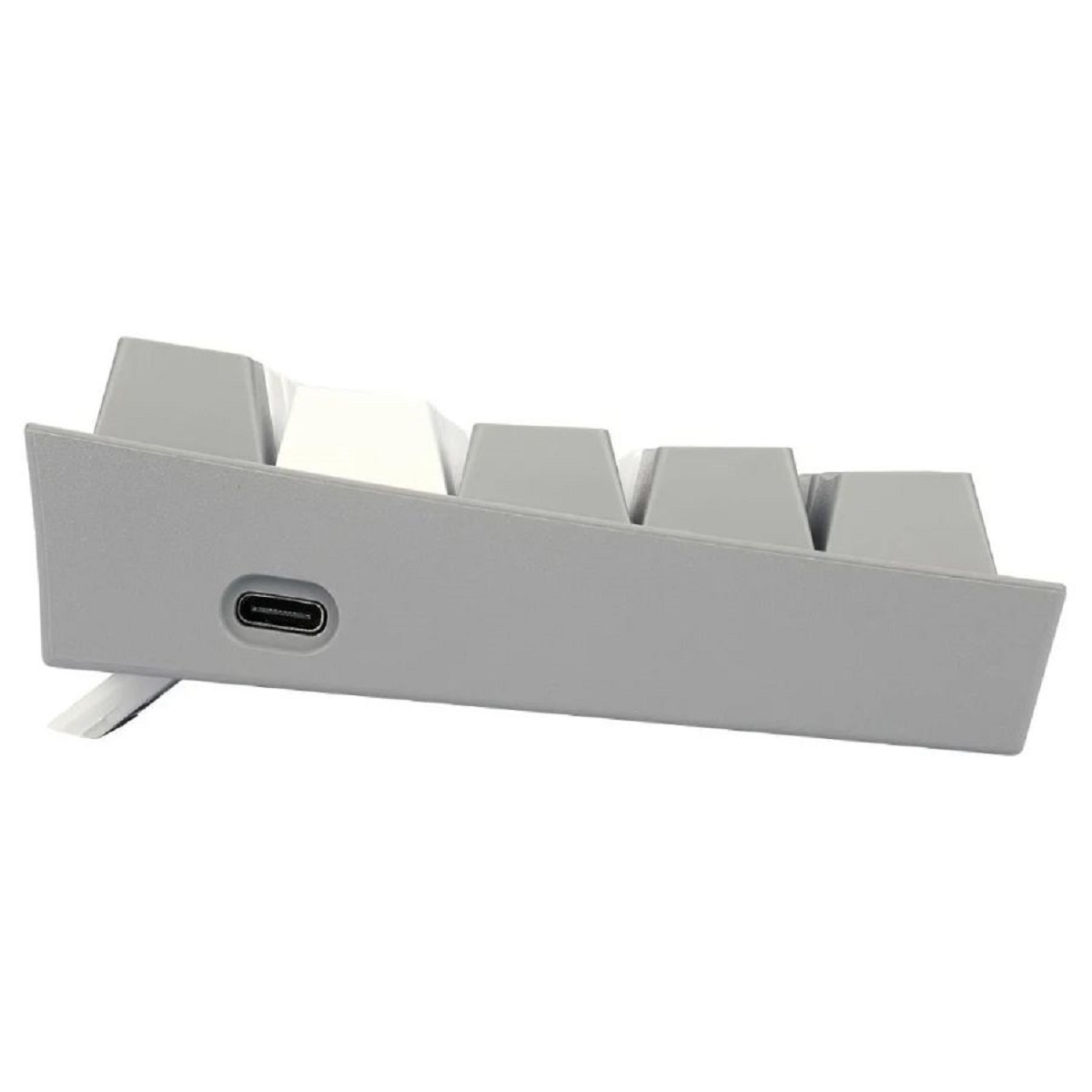 Teclado Mecanico Gamer Cable/Inalambrico RGB Fizz Pro Blanco/Gris Switch Rojo Redragon