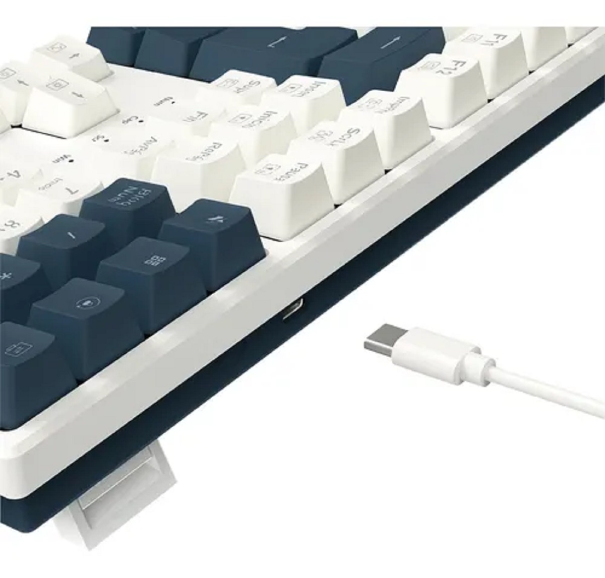 Teclado Mecanico Gamer RGB Trundle Blanco/Negro Switch Rojo Español Redragon