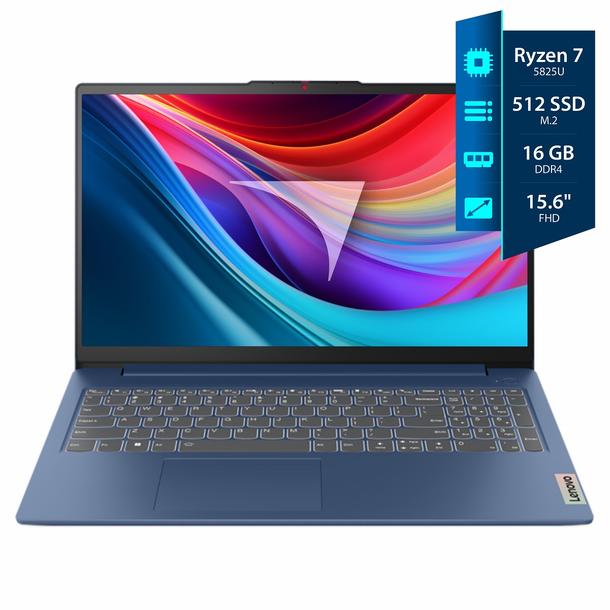 Notebook Lenovo IdeaPad Slim 3 - Ryzen 7 5825U - 16GB - 512SSD - 15,6