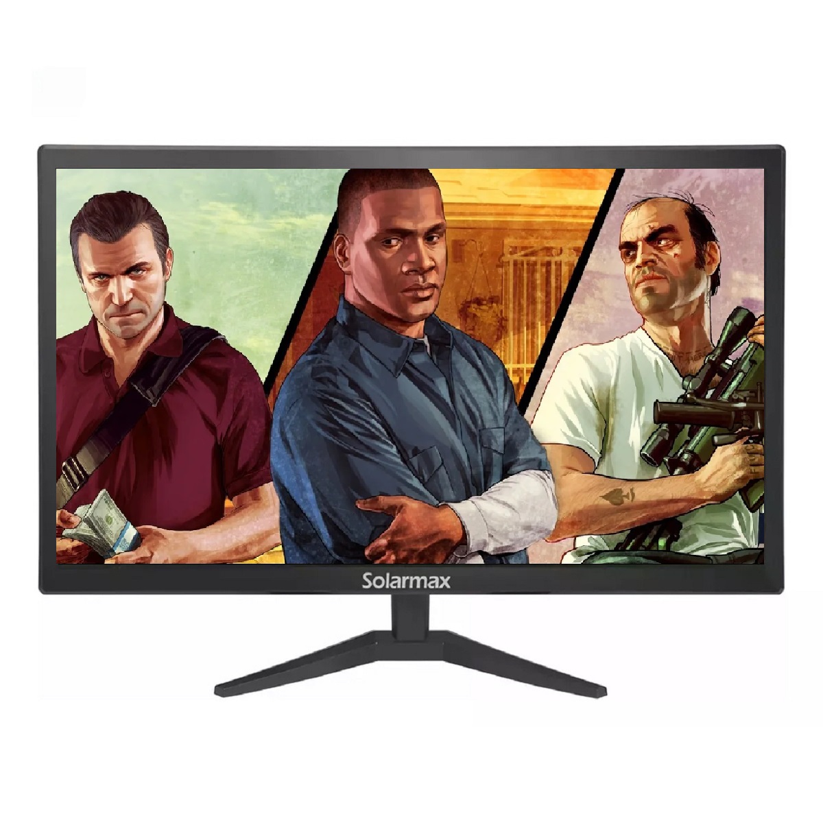 Computadora Gamer Ryzen 5 - 16GB - 512SSD - GabK80 - Monitor 22 75Hz Solarmax