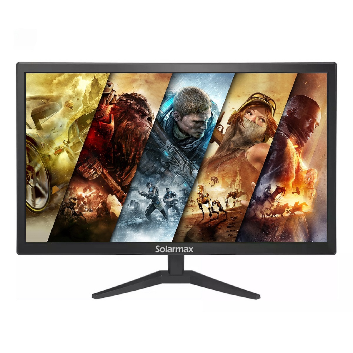 Computadora Gamer Ryzen 7 - 16GB - SSD 512GB - Gab.K80 - Monitor 22 75Hz Solarmax