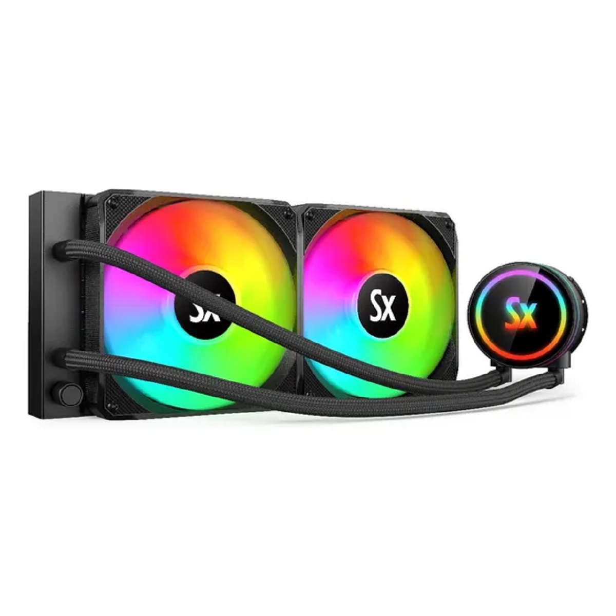 Cooler CPU 240mm Water ARGB WC-B240 Negro Solarmax