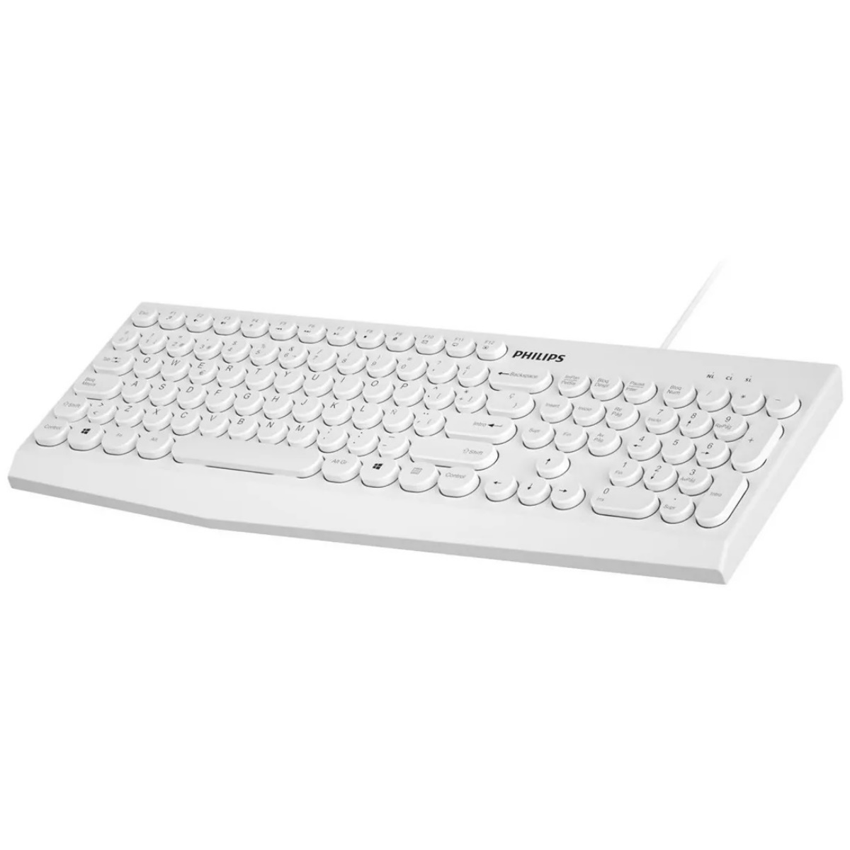 Teclado USB K313 Blanco Philips