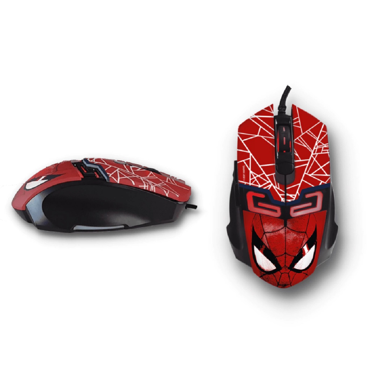Mouse Gamer USB Spiderman 3200 DPI Aliver