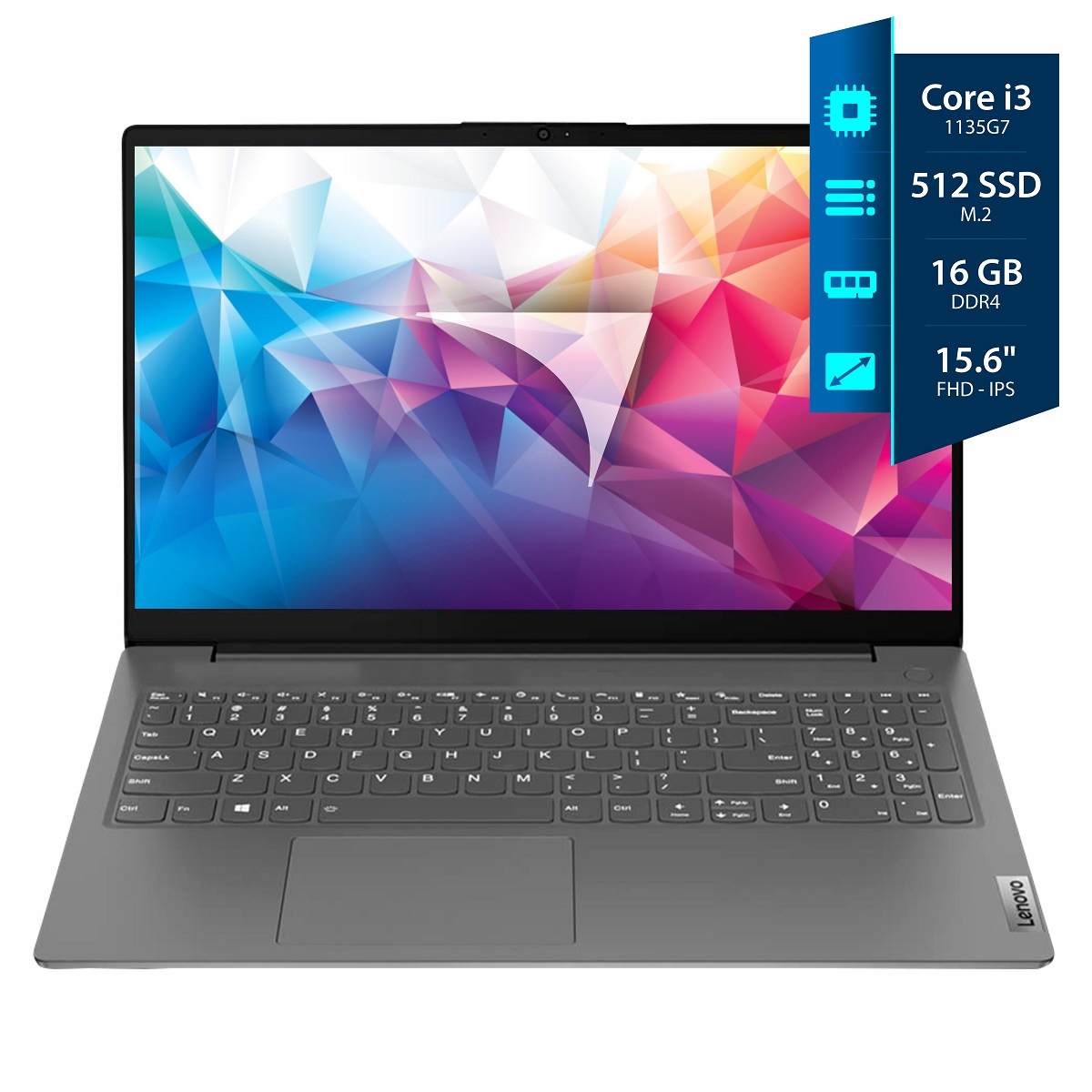 Notebook Lenovo V15 G2 - I5 1135G7- 16GB - 512GB -15.6