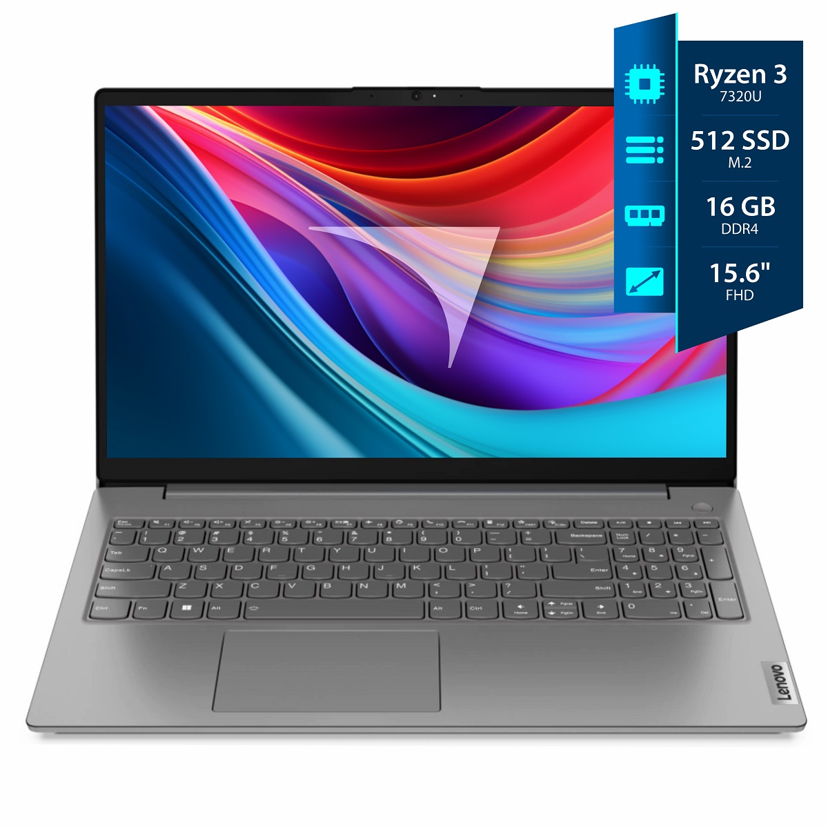 Notebook Lenovo V15 G4 - Ryzen 3 7320U - 16GB - 512SSD - 15.6