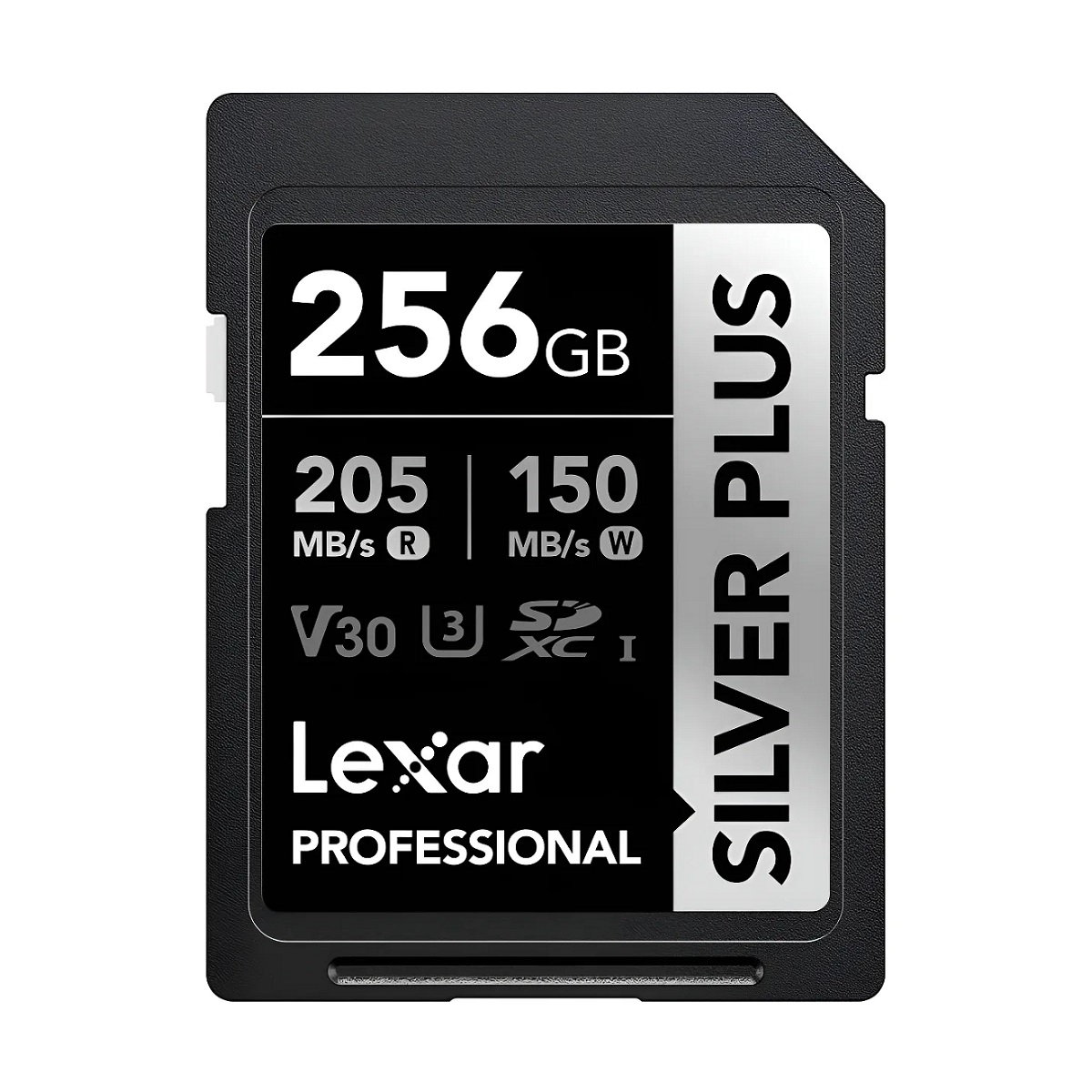 Memoria SD 256GB SDXC Silver Plus 205MB/s 4K Lexar