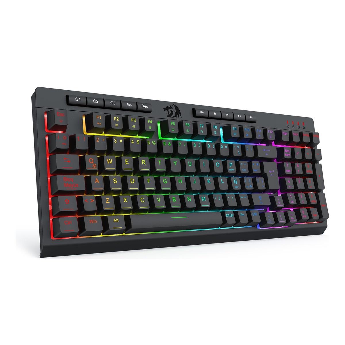 Kit Teclado RGB Mouse MousePad Auriculares Gamer 4en1 Bundle Redragon