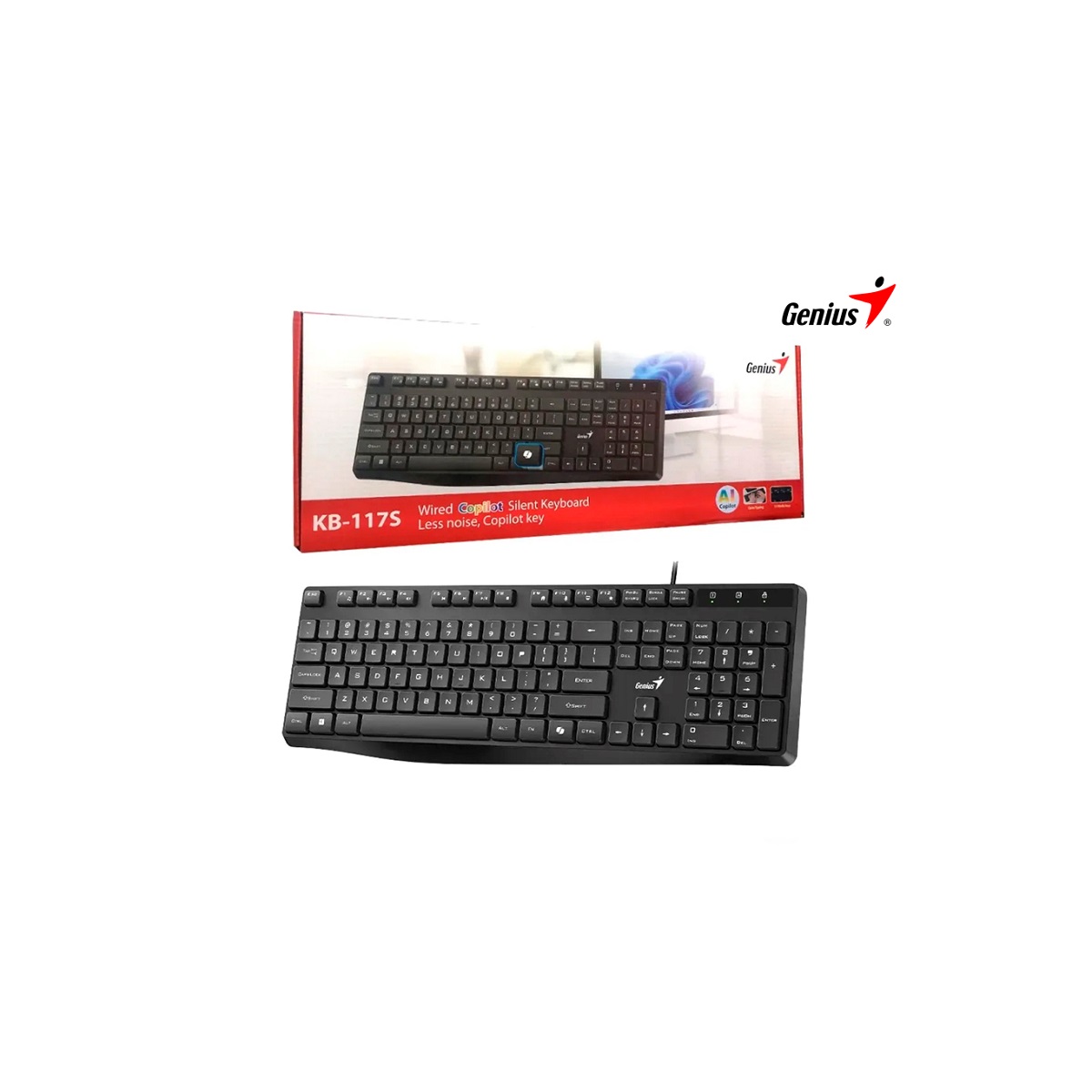 Teclado USB KB-117S Español Genius
