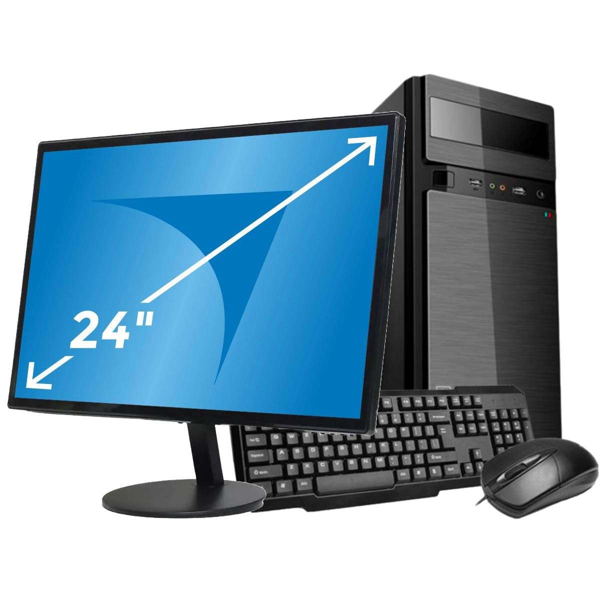 Computadora  I3 10ma - 8GB - SSD 240GB - Monitor 24 Global