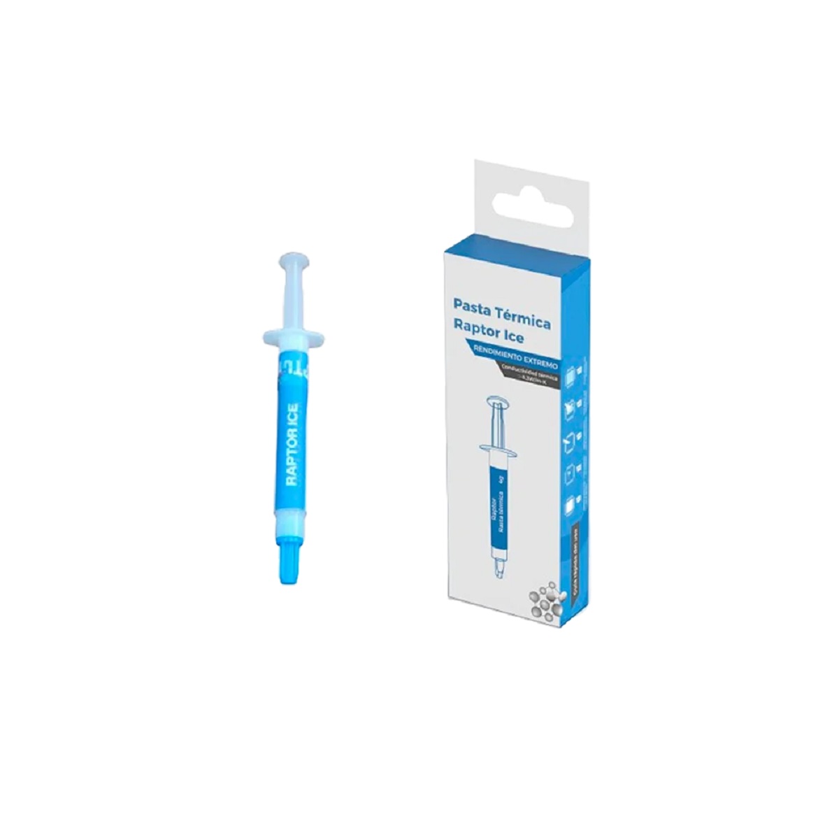 Grasa Siliconada / Pasta Termica Jeringa 4g Blanca Ice Raptor