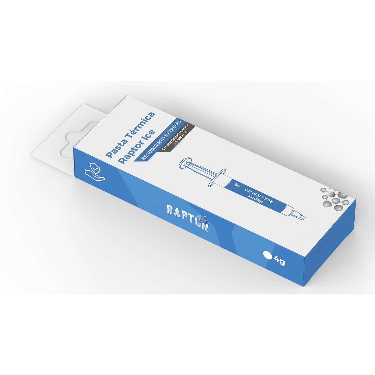 Grasa Siliconada / Pasta Termica Jeringa 4g Blanca Ice Raptor