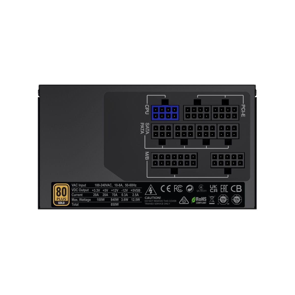 Fuente 850W 80 Plus Gold GX-850 Gamemax