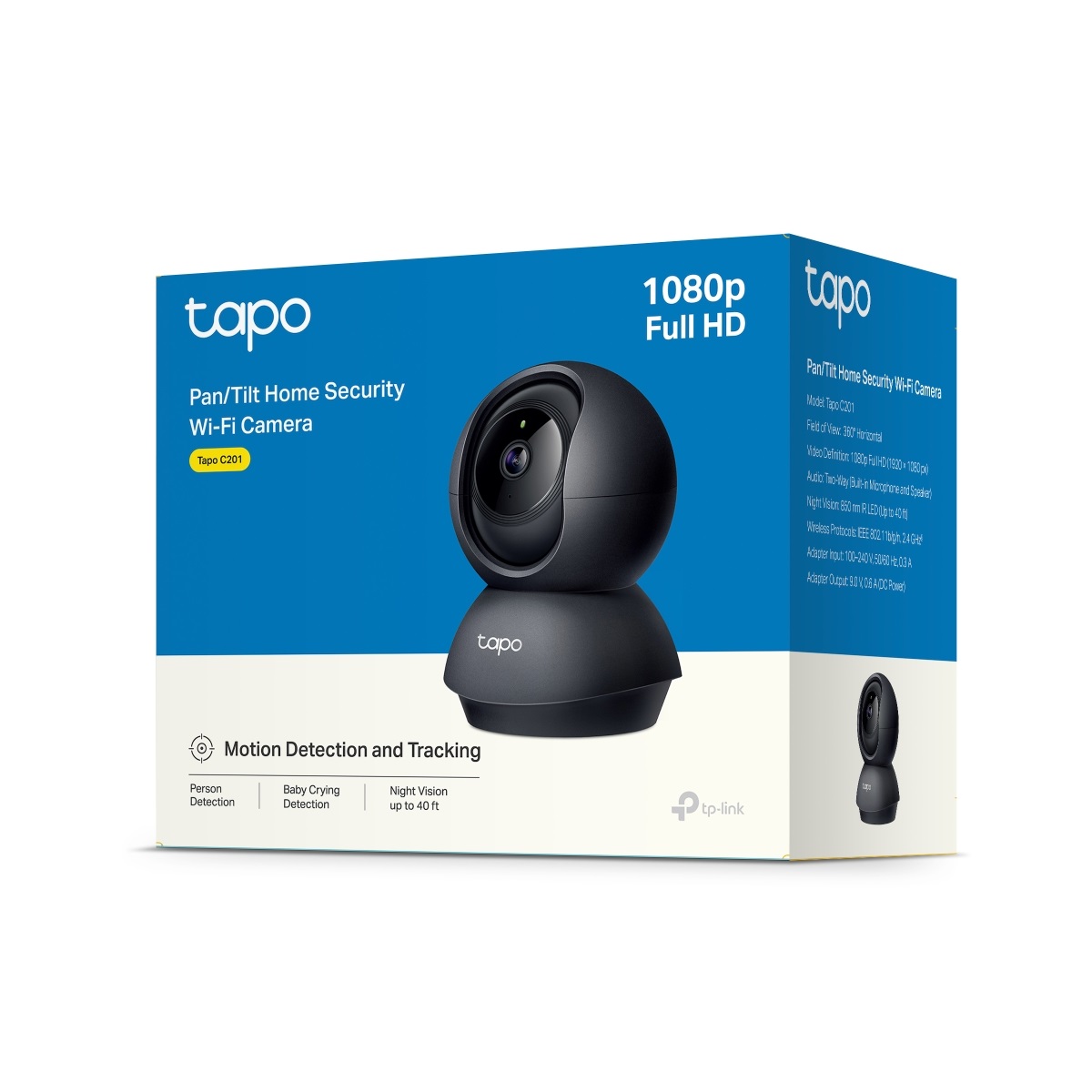 Camara TAPO C201 Cloud Day/Night SD Wifi Interior Negro Tp-Link