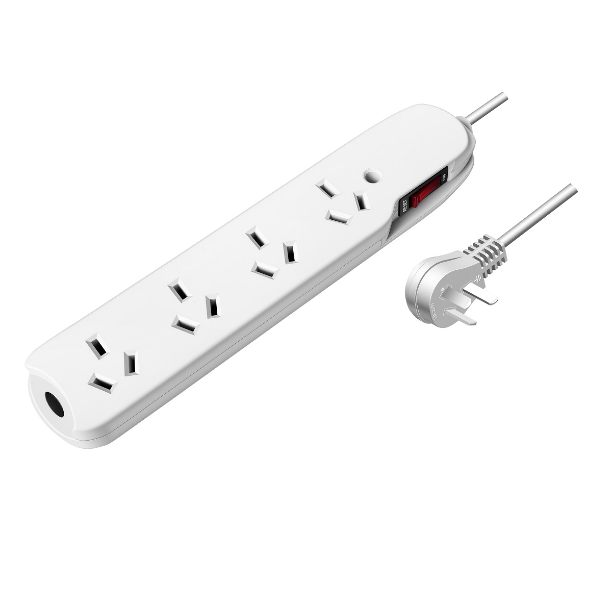 Zapatilla Corriente 220V 4 Bocas c/Tecla Kelyx