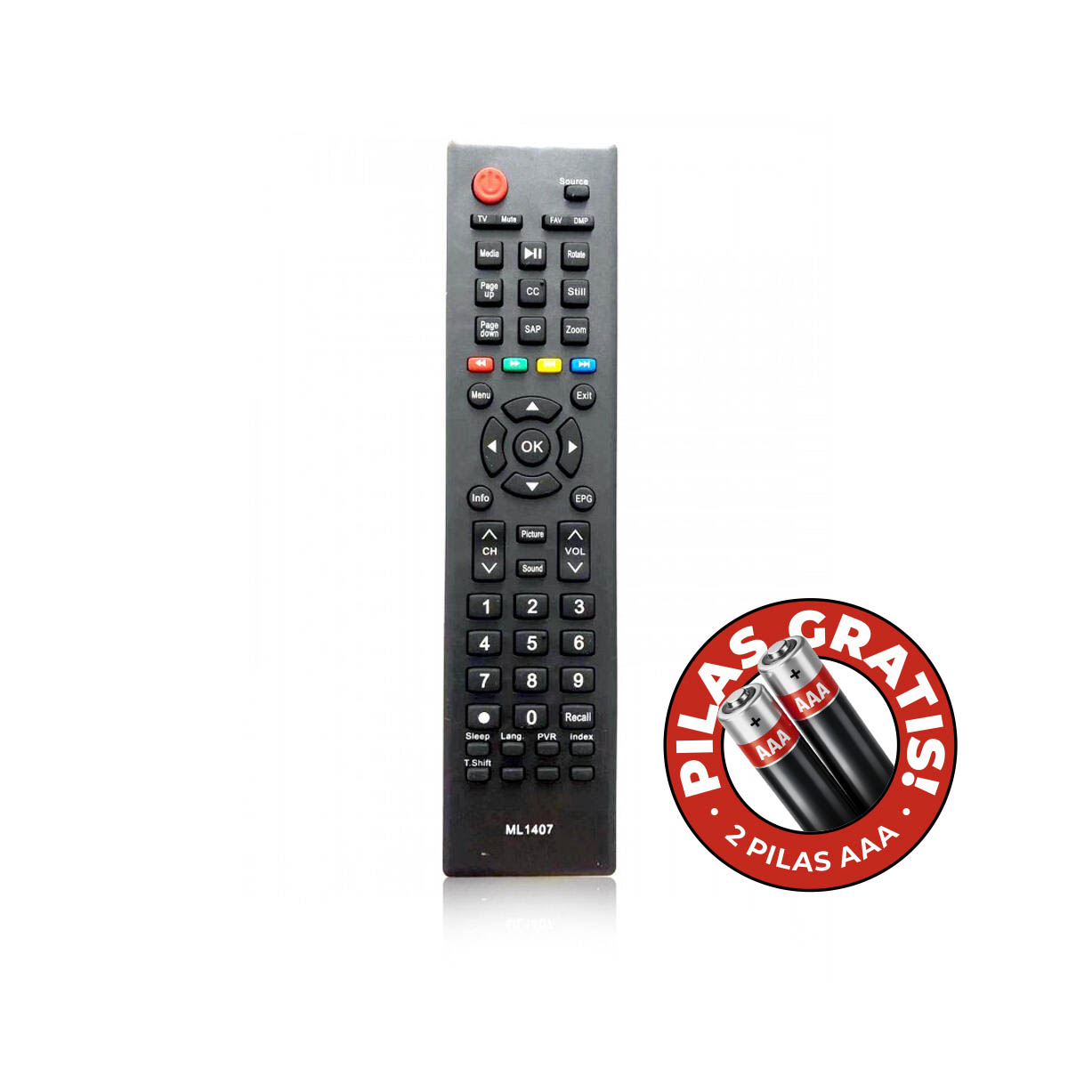 Control Remoto TV BGH Hisense