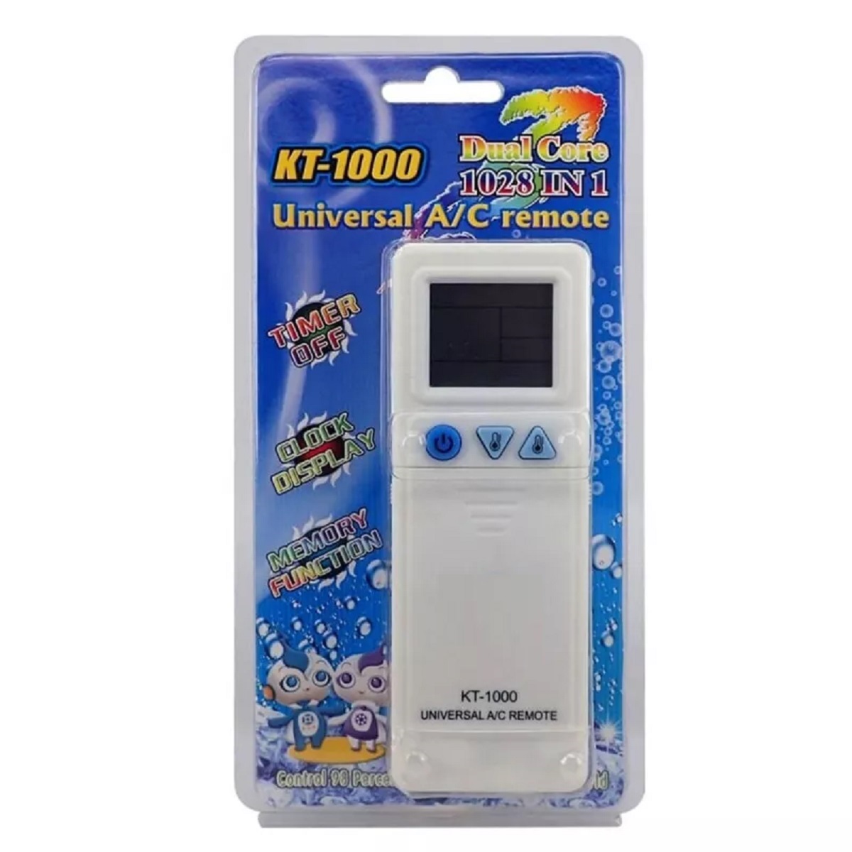 Control Remoto Universal Aire Acondicionado KT1000